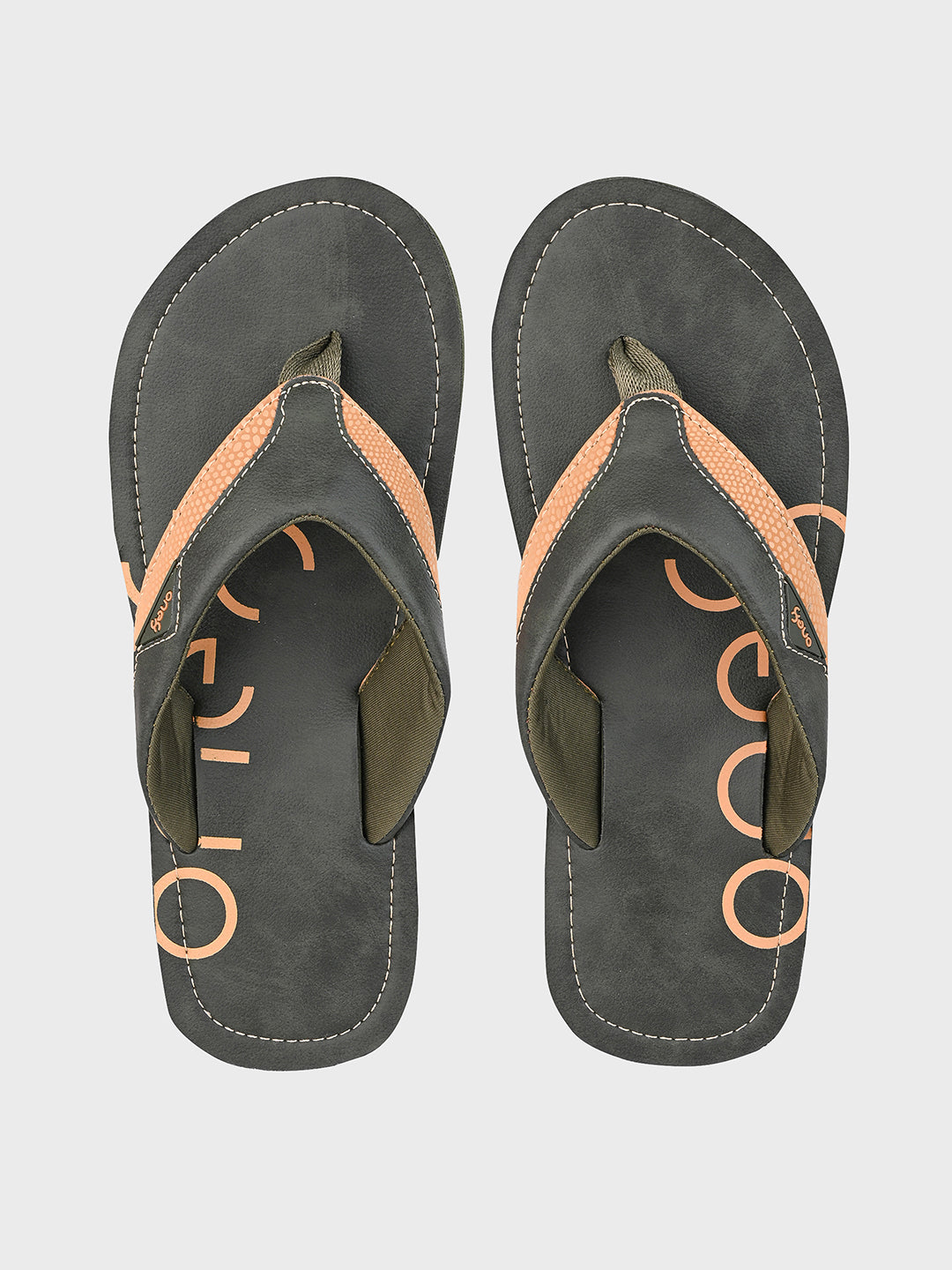 Men's Anti-Skid Rubber Sole Comfort Footbed Water-Resistant Light Weight Flip-Flops