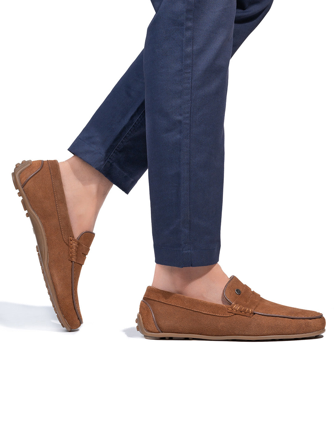 Tan Slip-On Loafers Shoes