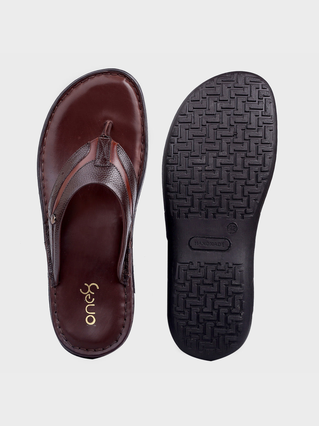 Luxury Black Leather Slip-On Slippers