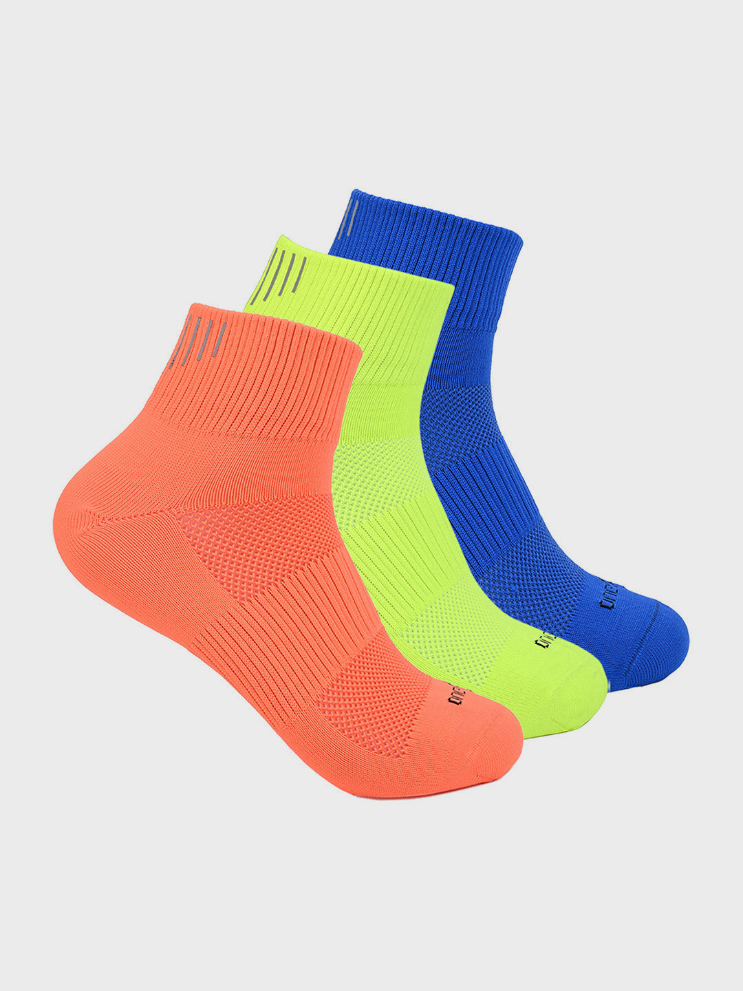 Reflective Ankle Socks (Pack of 3)