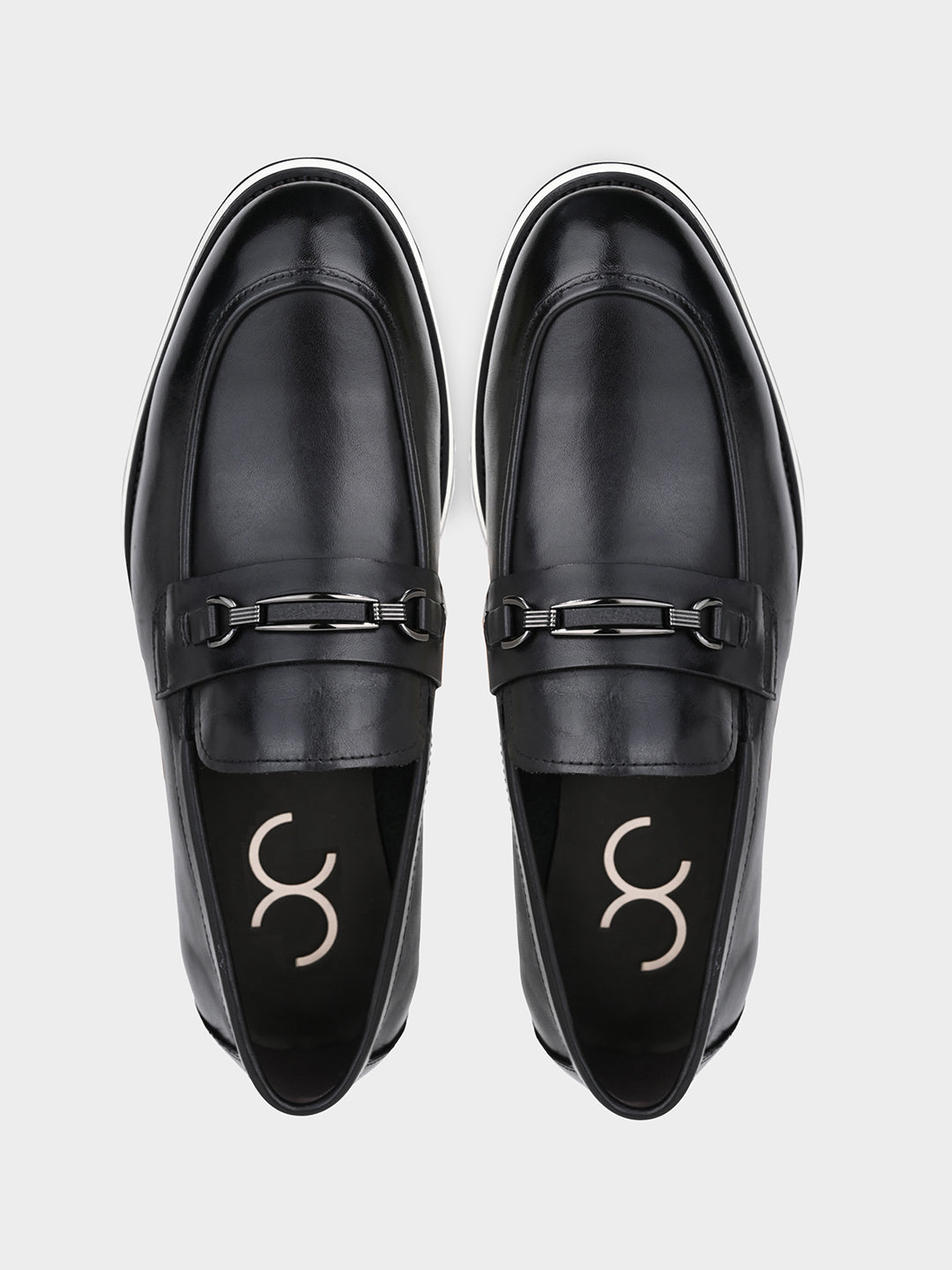 Black Modern Classic Slip-On Shoes