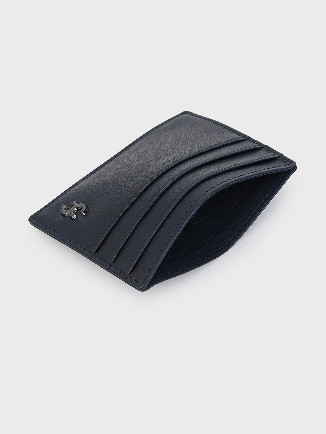 Classic Navy Horizontal Card Holder