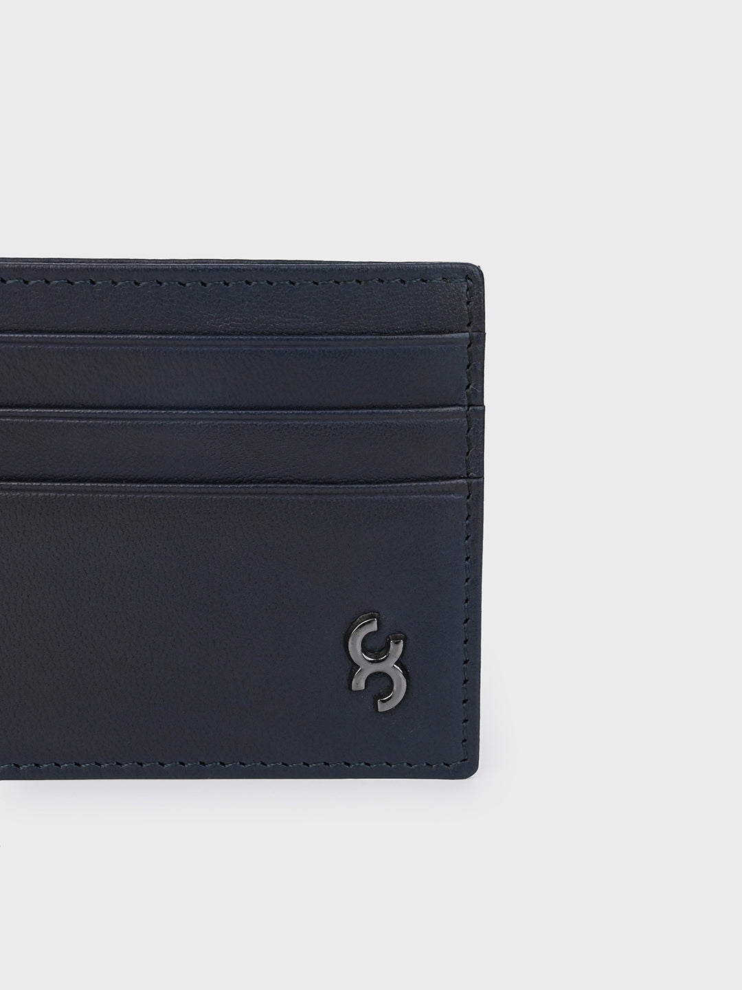 Classic Navy Horizontal Card Holder