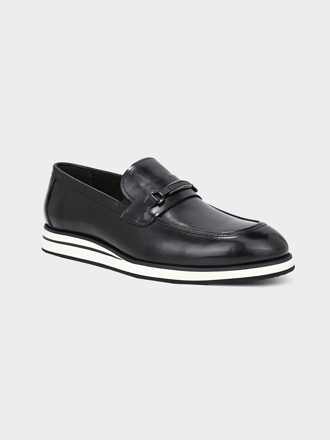 Black Modern Classic Slip-On Shoes