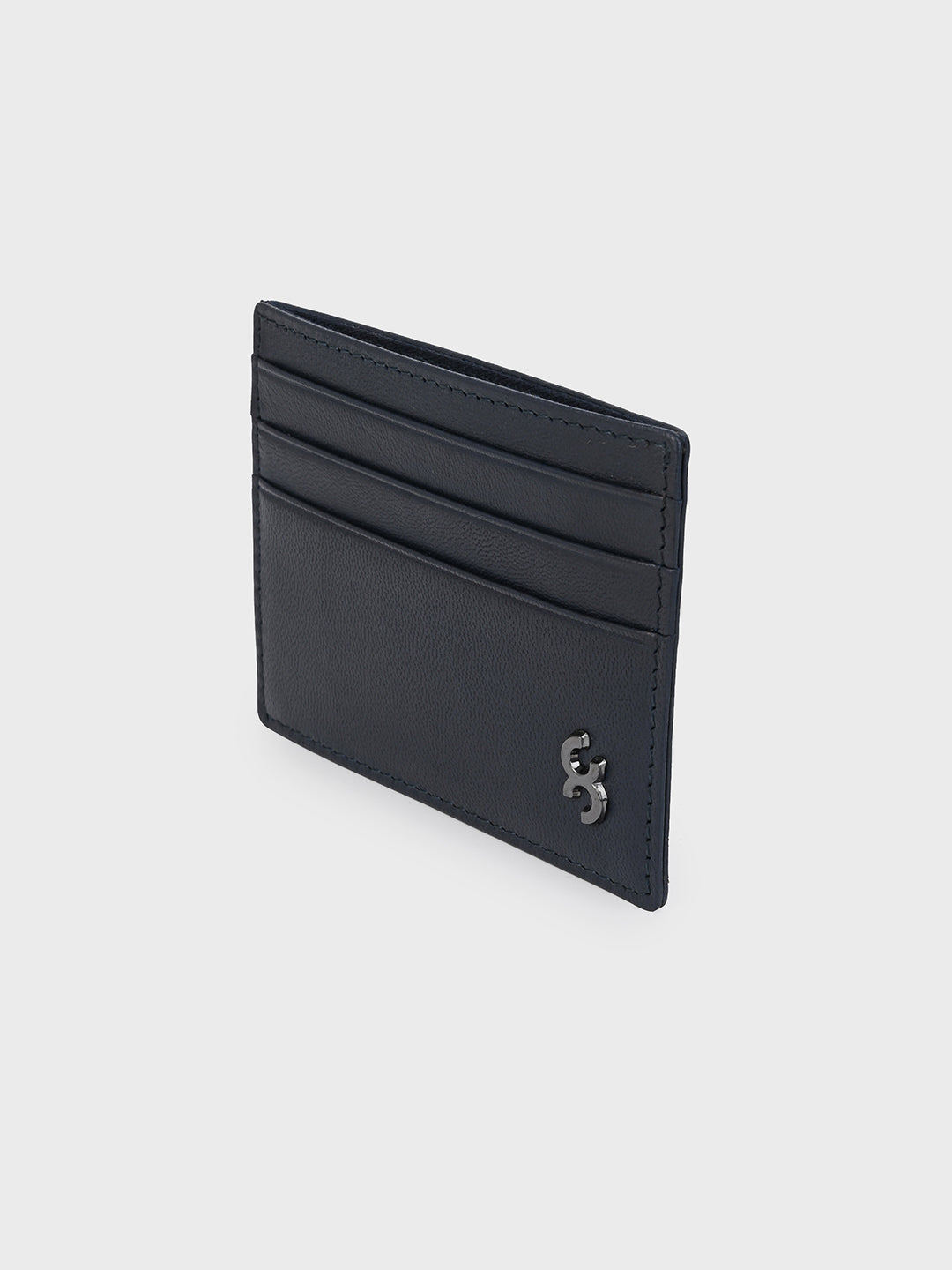 Classic Navy Horizontal Card Holder