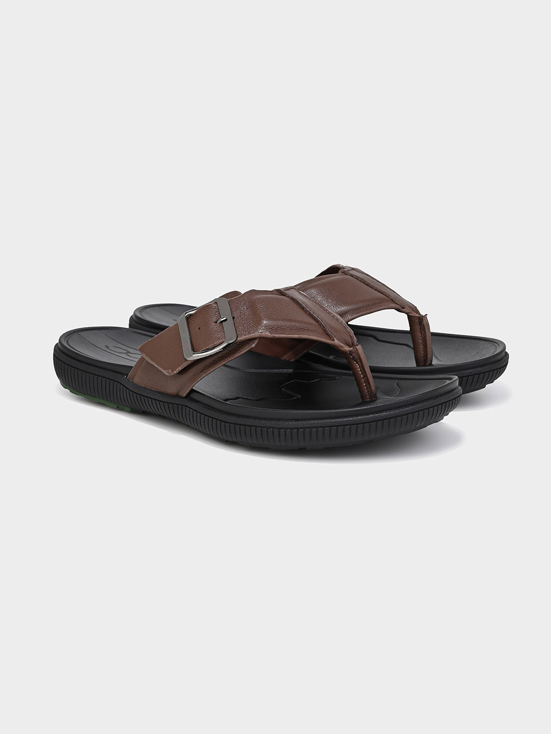 Brown Men's Leather Sandals