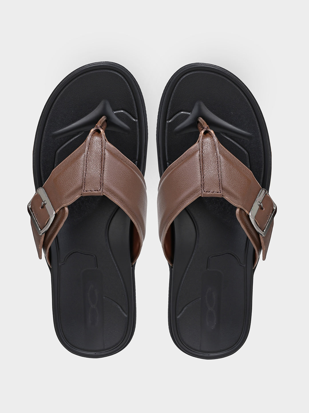 Brown Men's Leather Sandals