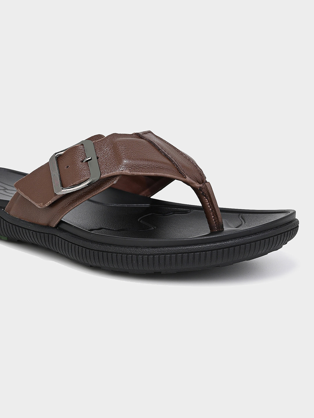 Brown Men's Leather Sandals