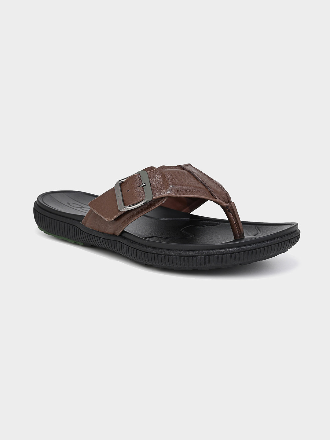 Brown Men's Leather Sandals