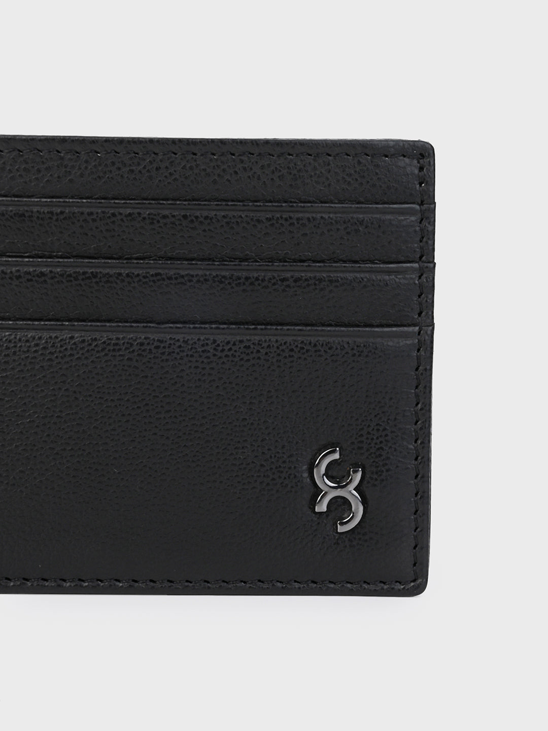 Classic Black Horizontal Card Holder