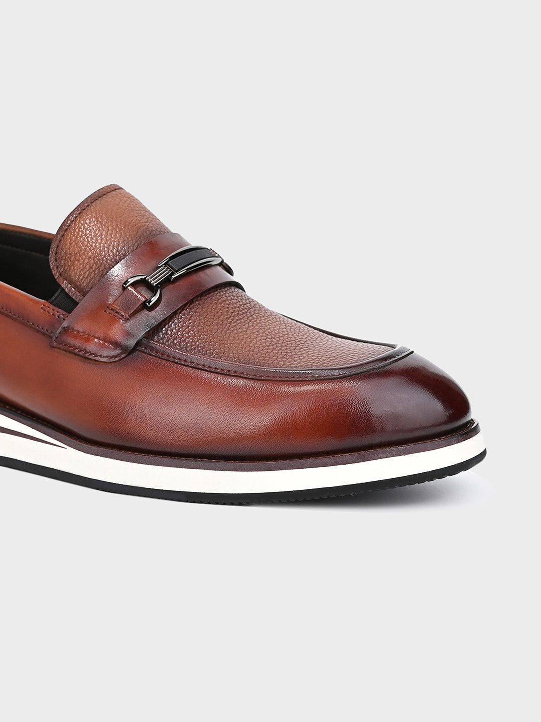 Tan Modern Classic Slip-On Shoes