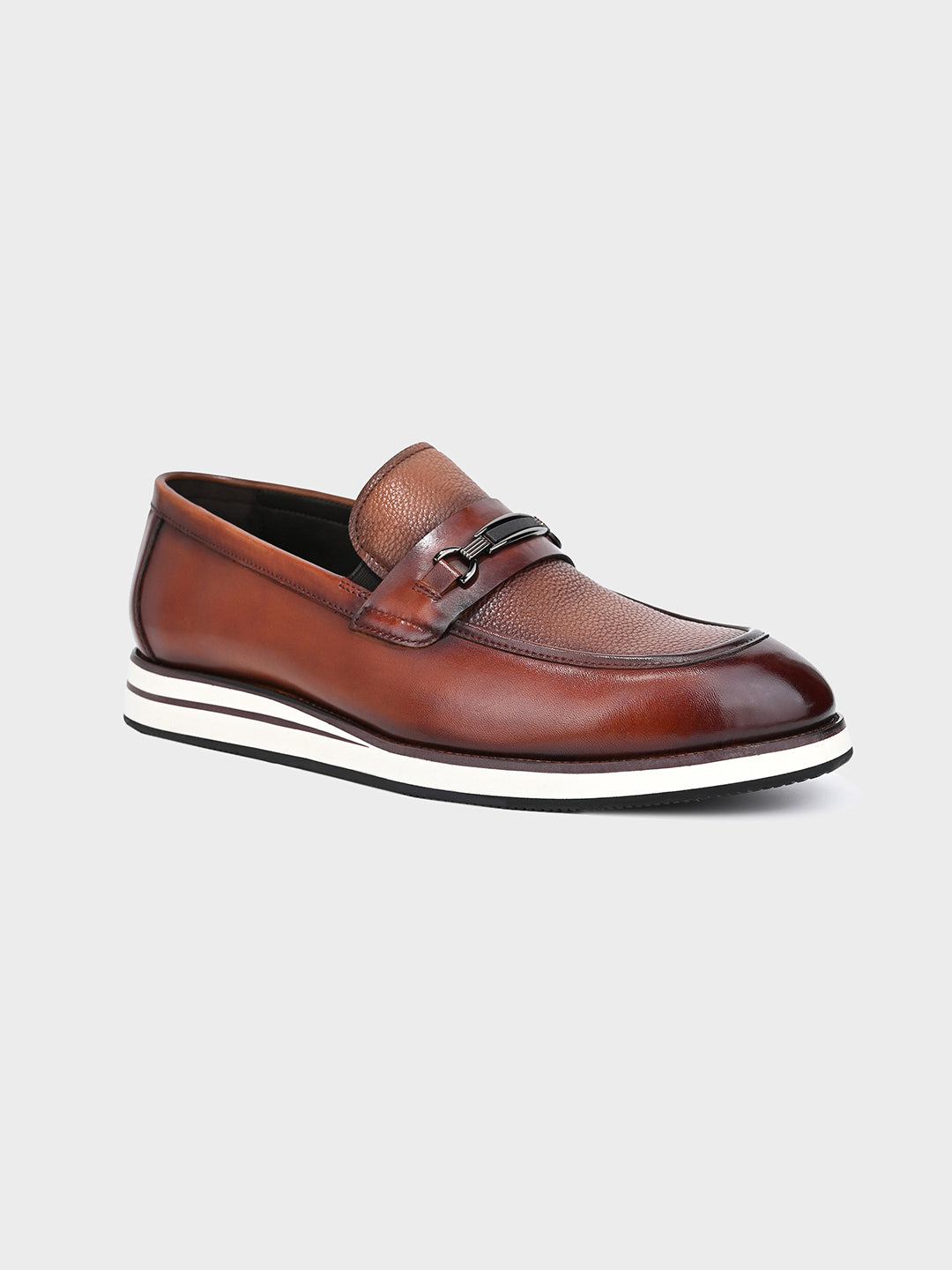 Tan Modern Classic Slip-On Shoes