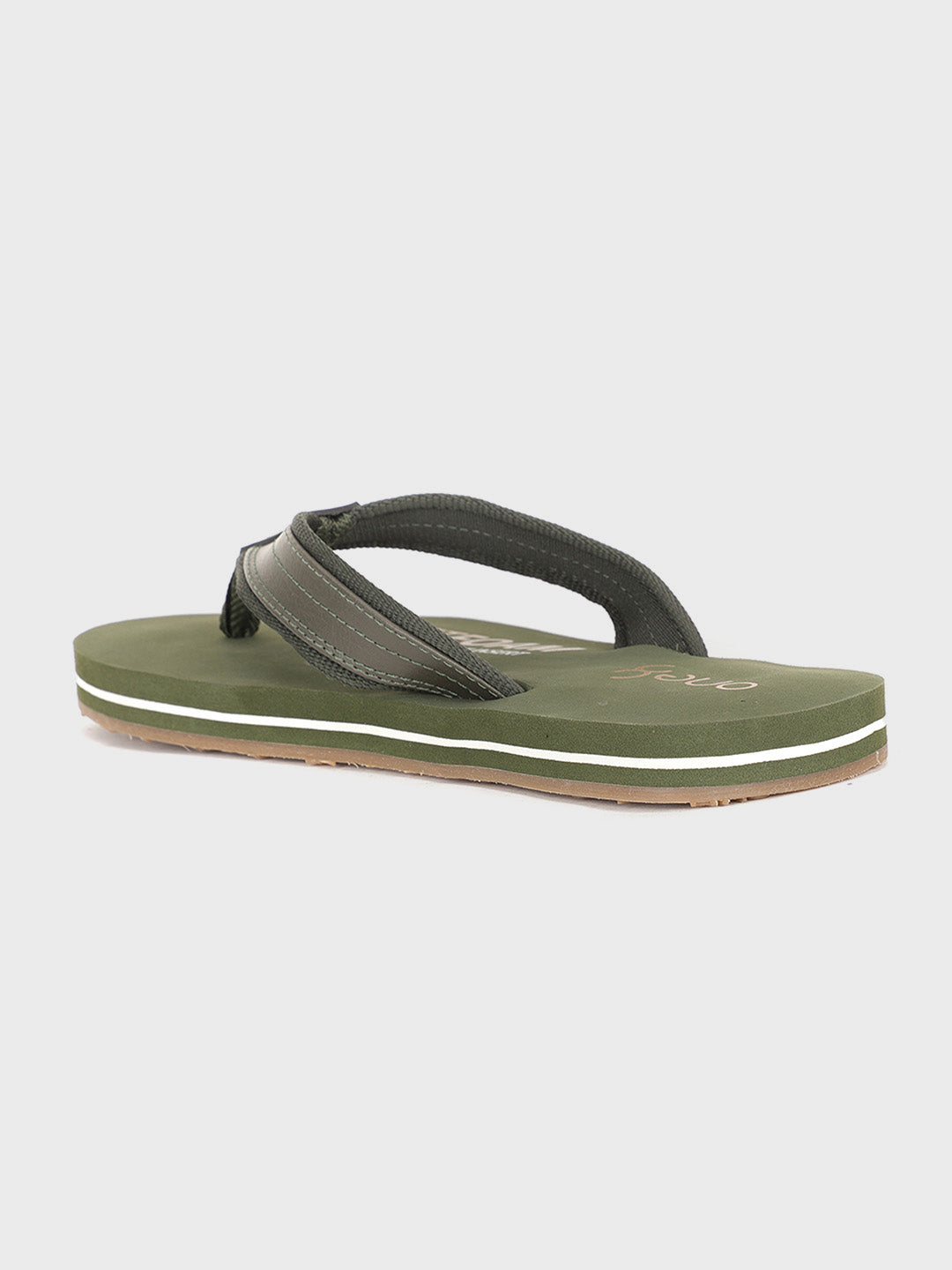 Green Light-Weight Anti-Skid Bounce Back Mid-Sole Comfortable All Day Wear Slip-ons Slippers/Chappals/Flip-Flops