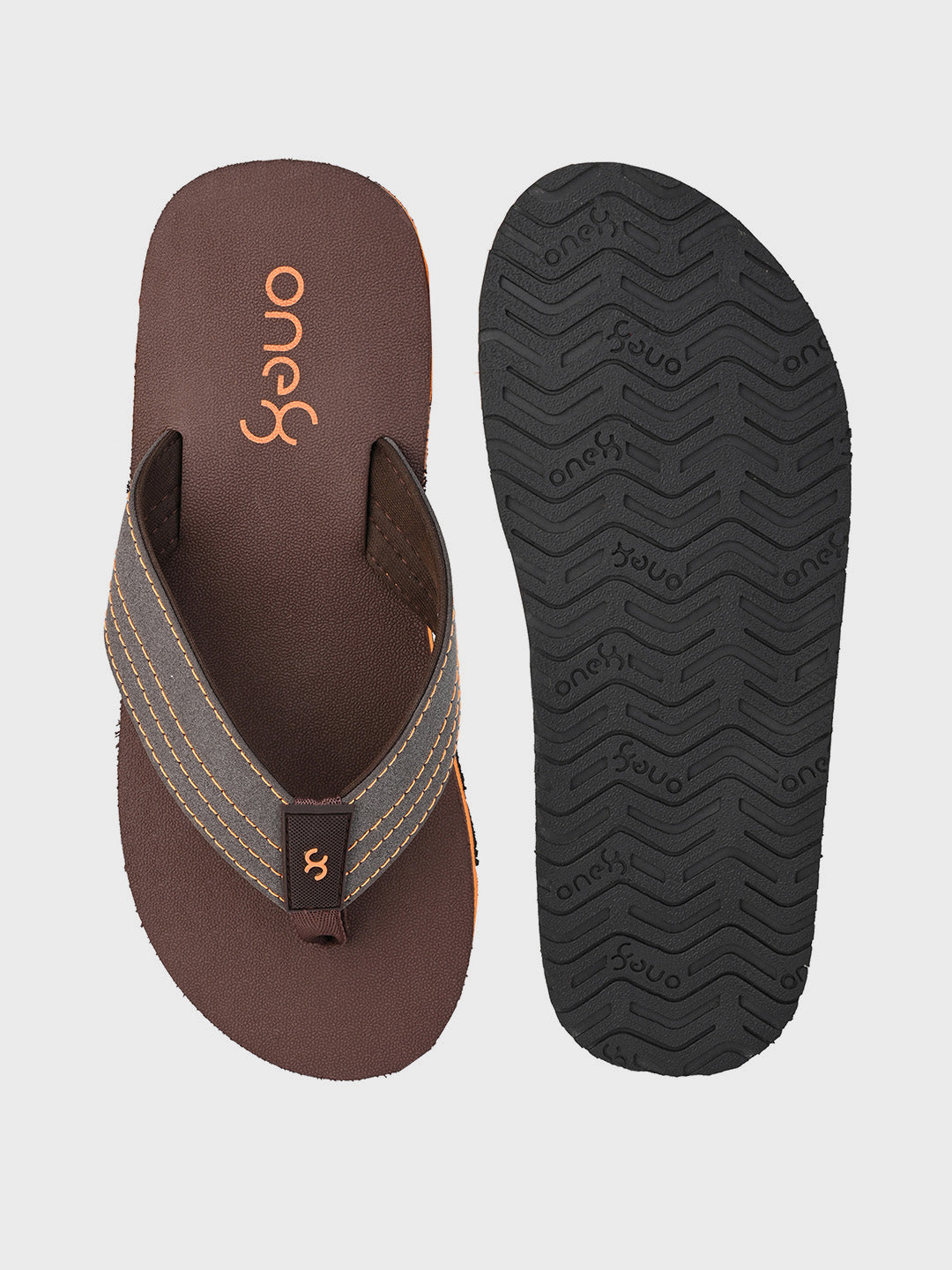 Men's Anti-Skid Rubber Sole Comfort Footbed Water-Resistant Light Weight Flip-Flops