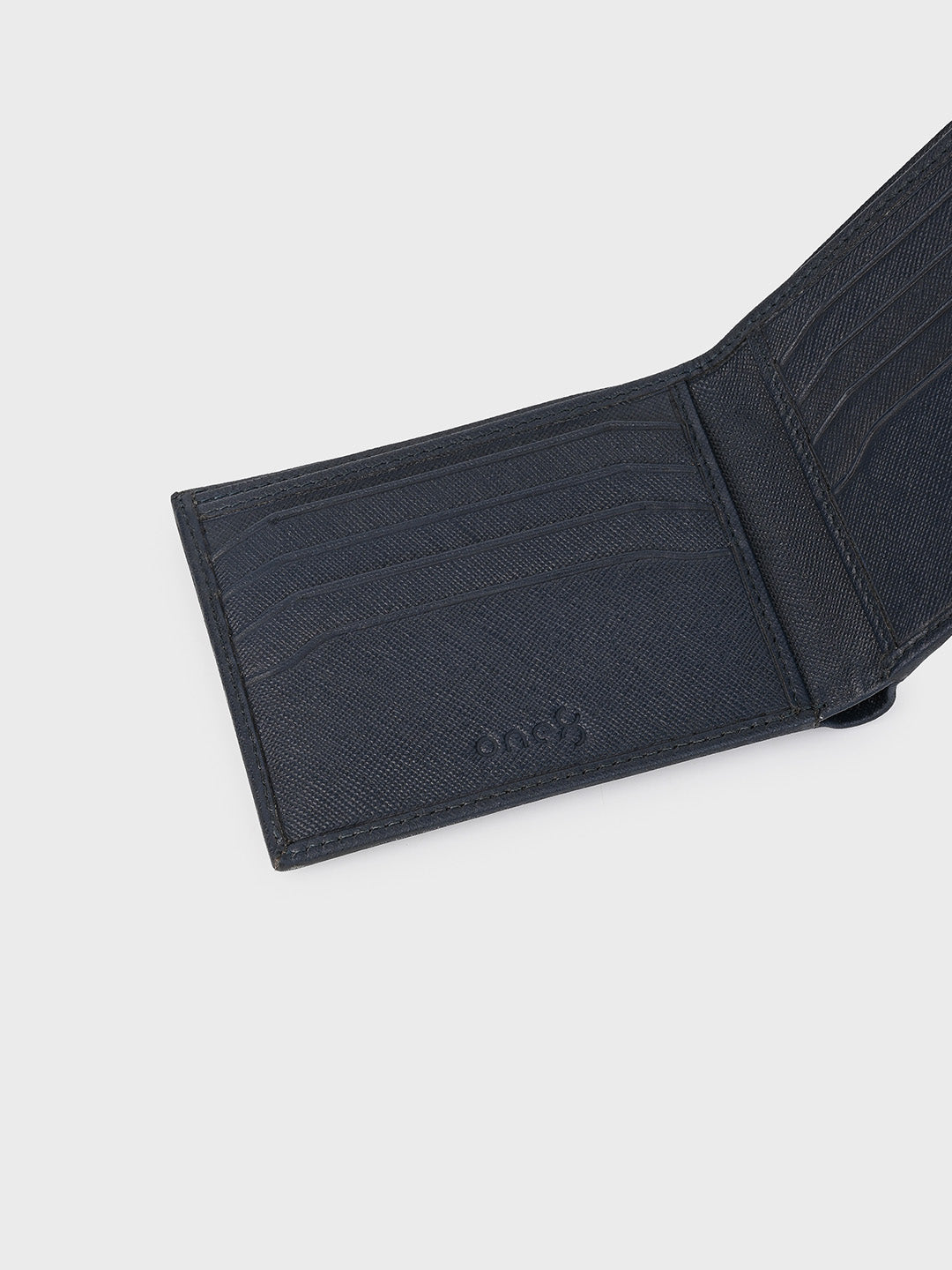 Navy Slim Bifold Wallet with Removable Card Holder