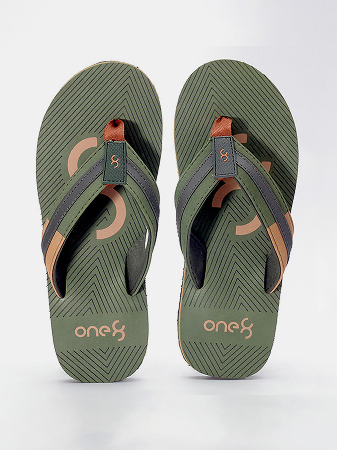 Men's Anti-Skid Rubber Sole Comfort Footbed Water-Resistant Light Weight Flip-Flops