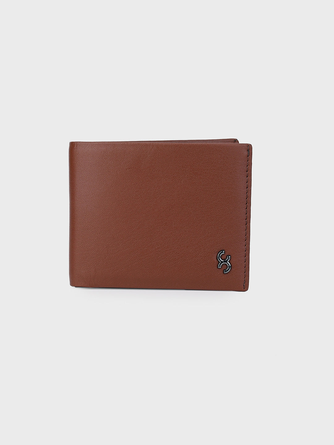 Tan Removable Card Holder Leather Wallet