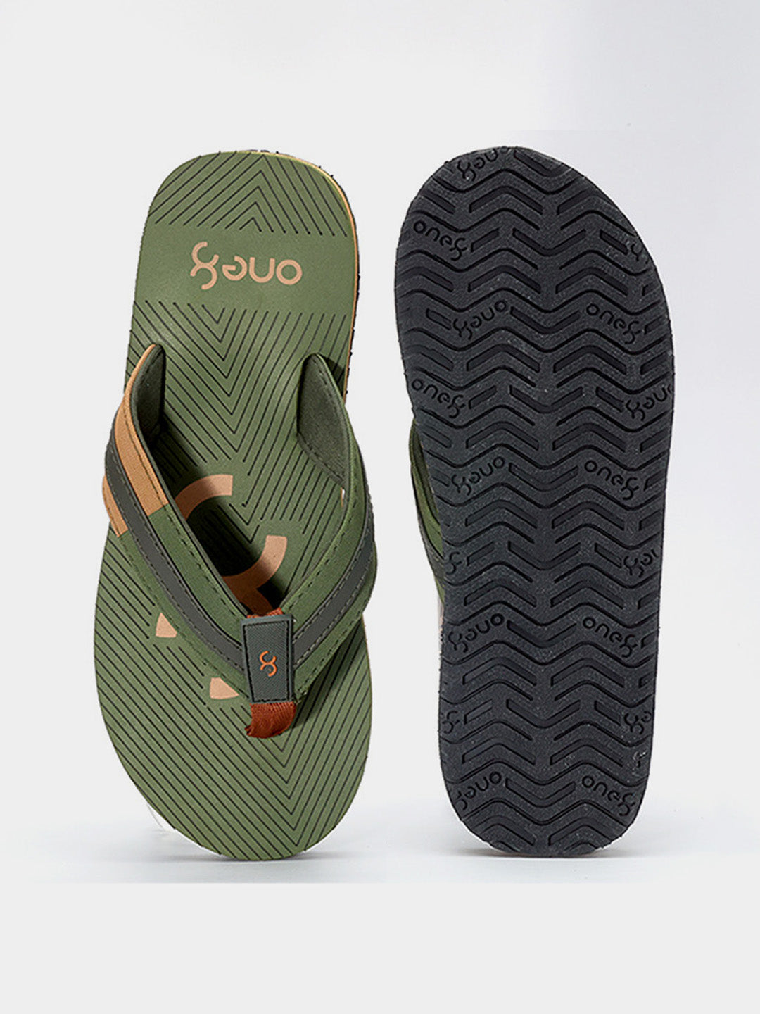 Men's Anti-Skid Rubber Sole Comfort Footbed Water-Resistant Light Weight Flip-Flops