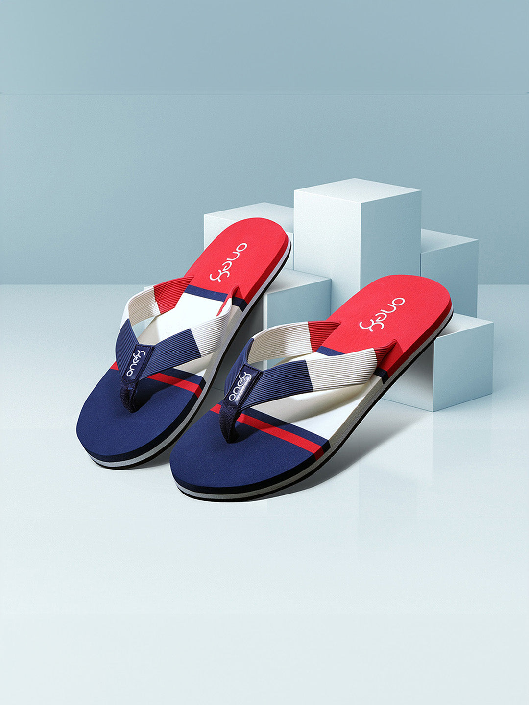 Men's Anti-Skid Rubber Sole Comfort Footbed Water-Resistant Light Weight Flip-Flops