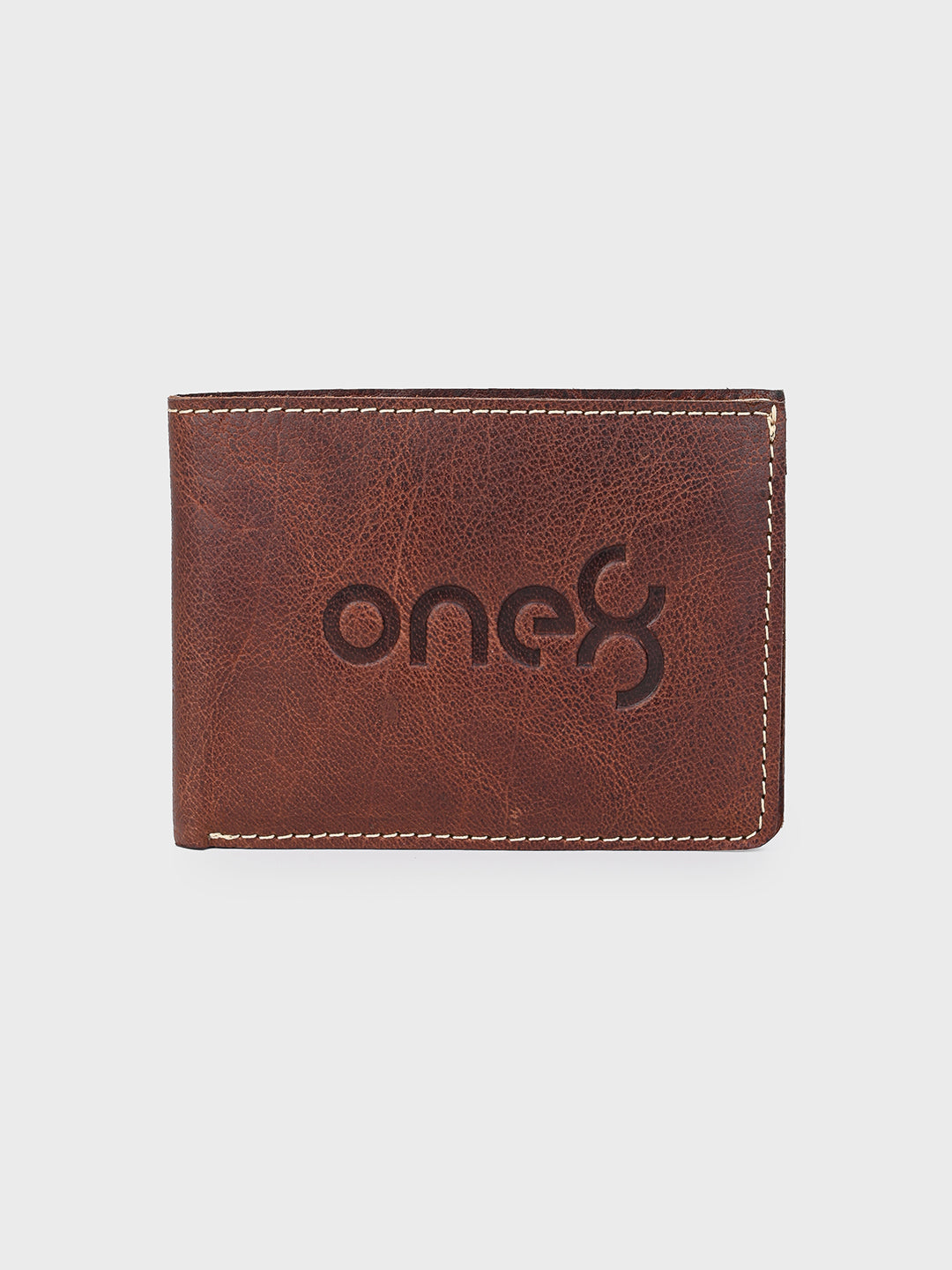 Brown Embossed Bifold Wallet