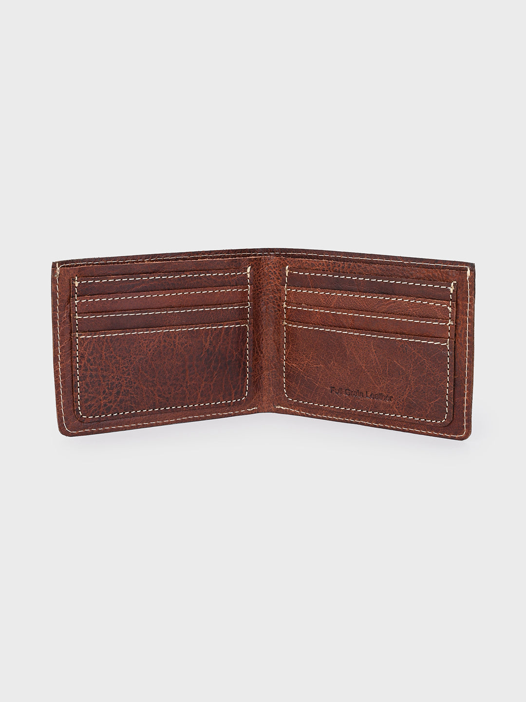 Brown Embossed Bifold Wallet