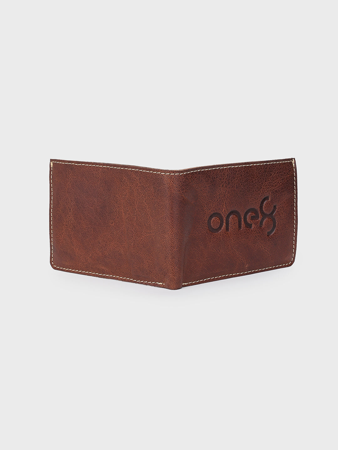 Brown Embossed Bifold Wallet