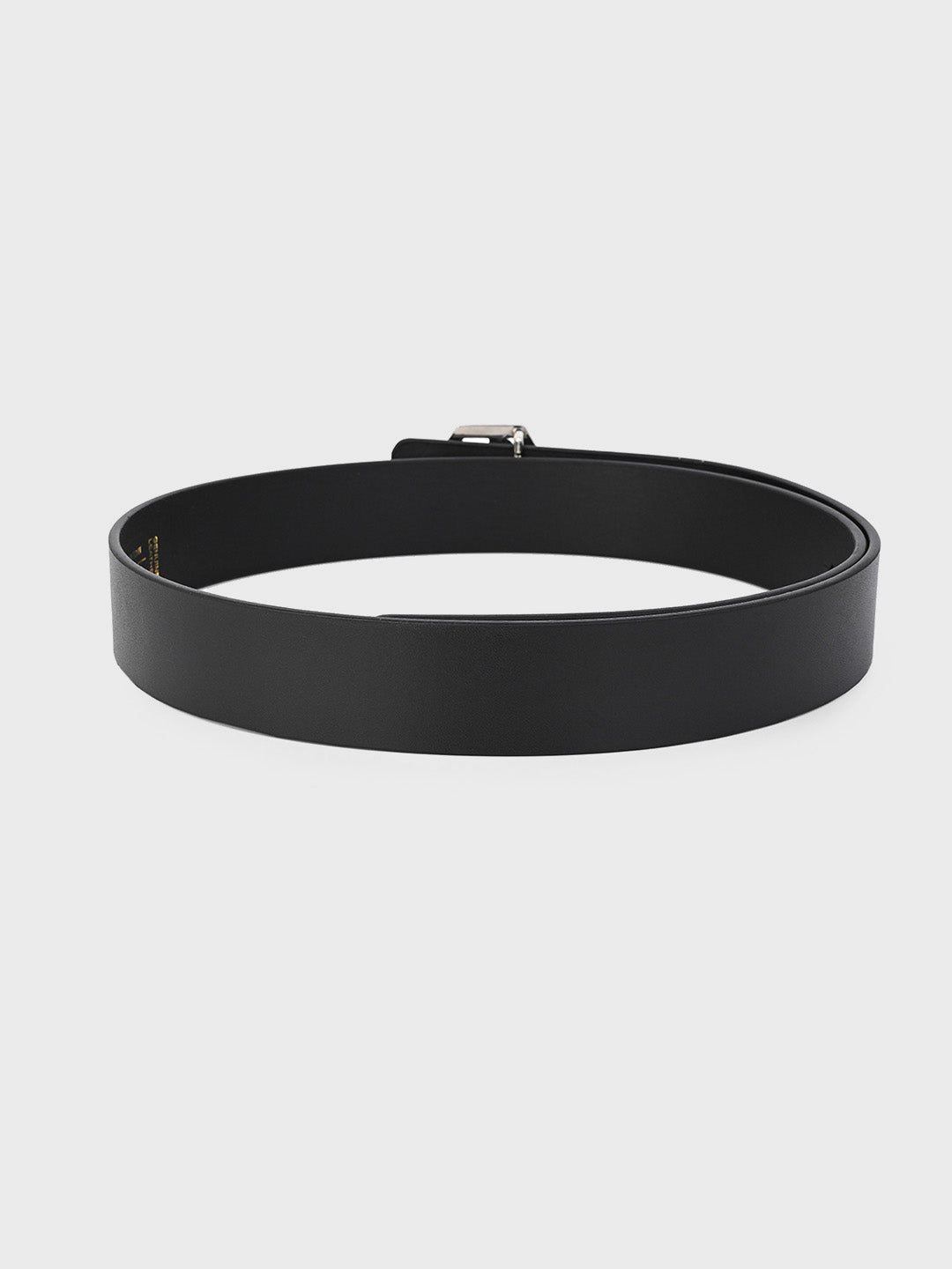 Black Signature Hexagon Buckle Belt