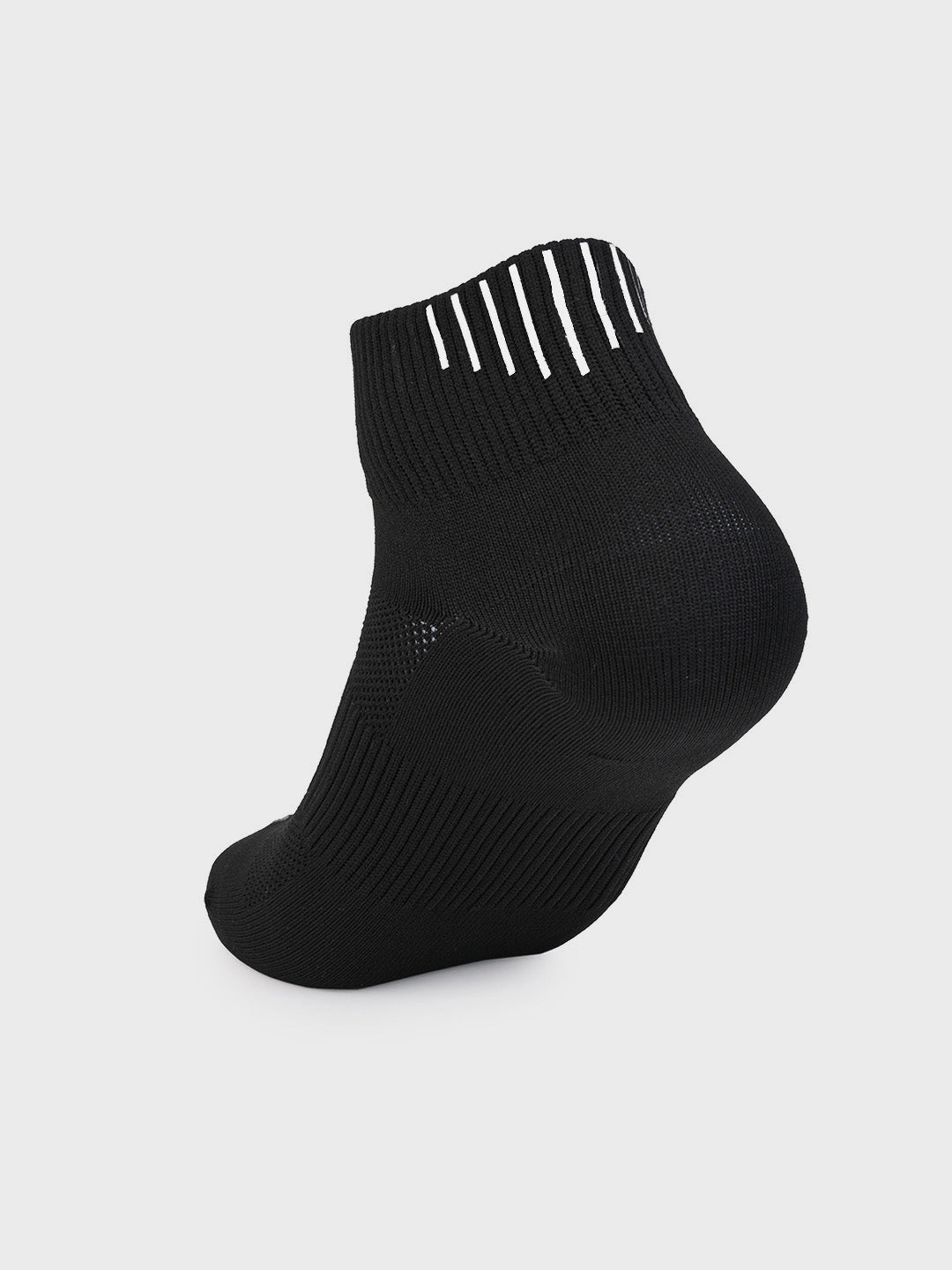 Black Reflective Ankle Socks (Pack of 3)