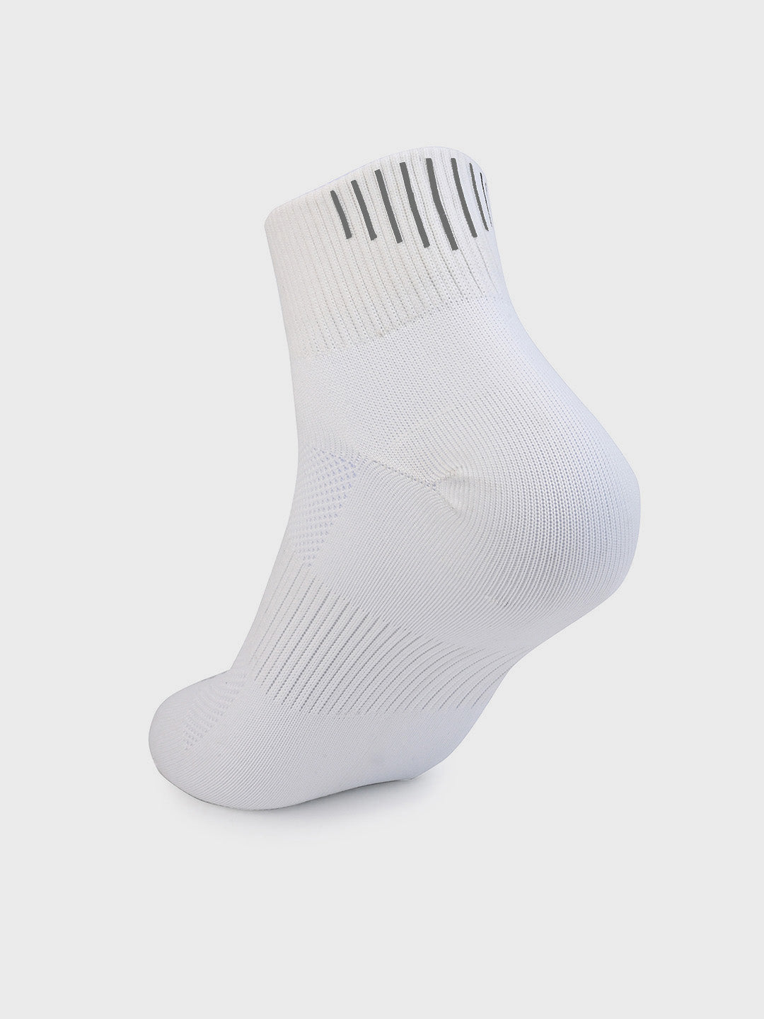 White Reflective Ankle Socks (Pack of 3)