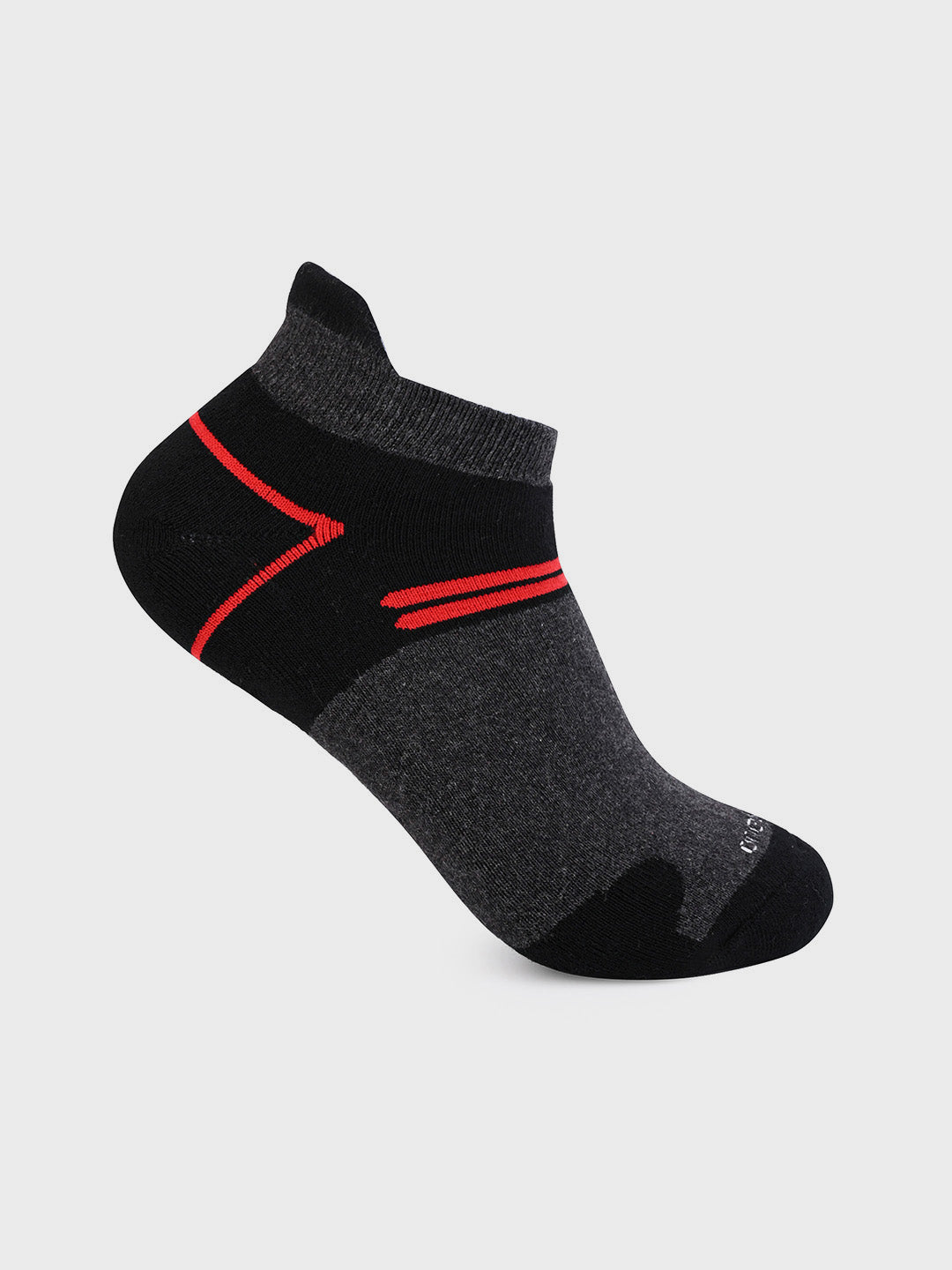 Black Cushioned Sneaker Socks (Pack of 3)