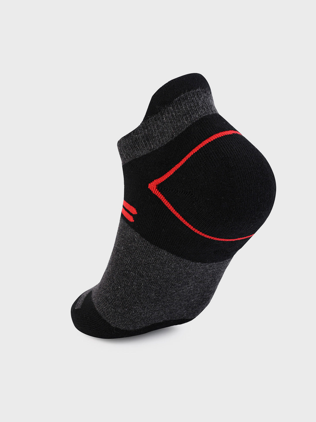 Black Cushioned Sneaker Socks (Pack of 3)