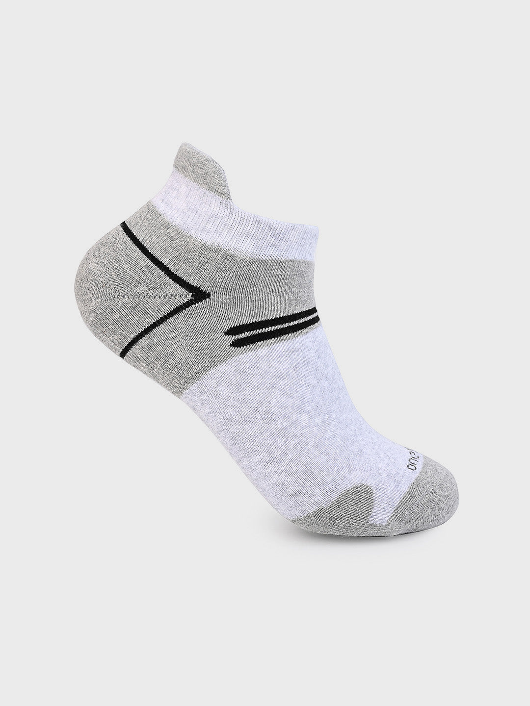 Grey Cushioned Sneaker Socks (Pack of 3)