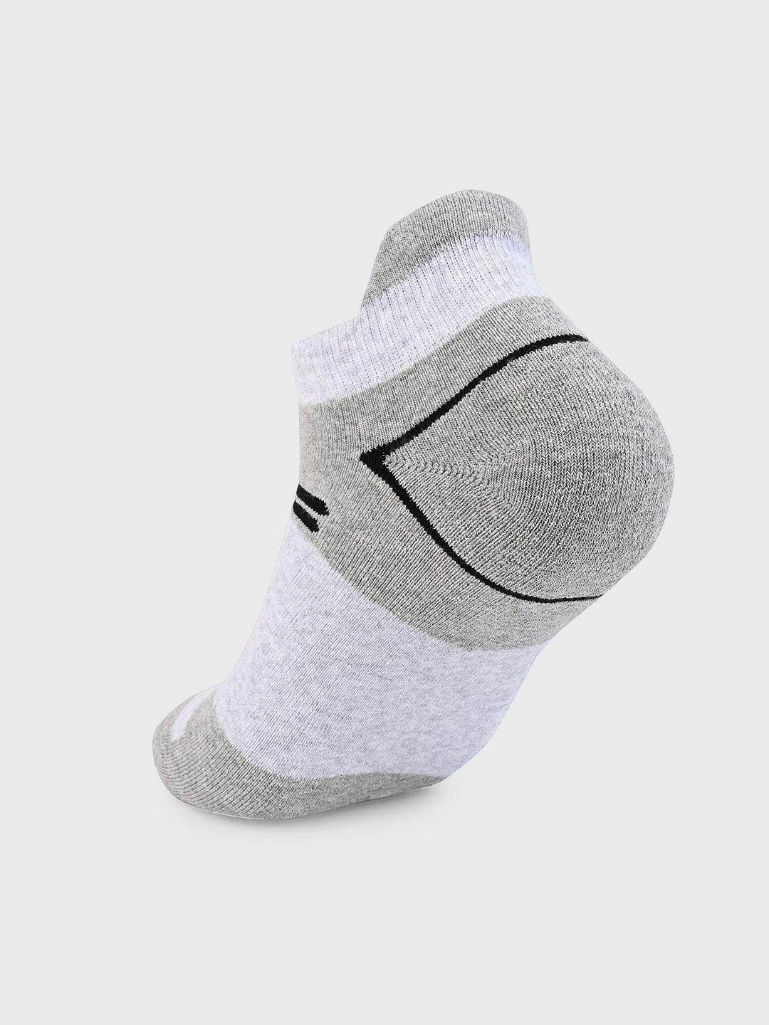 Grey Cushioned Sneaker Socks (Pack of 3)