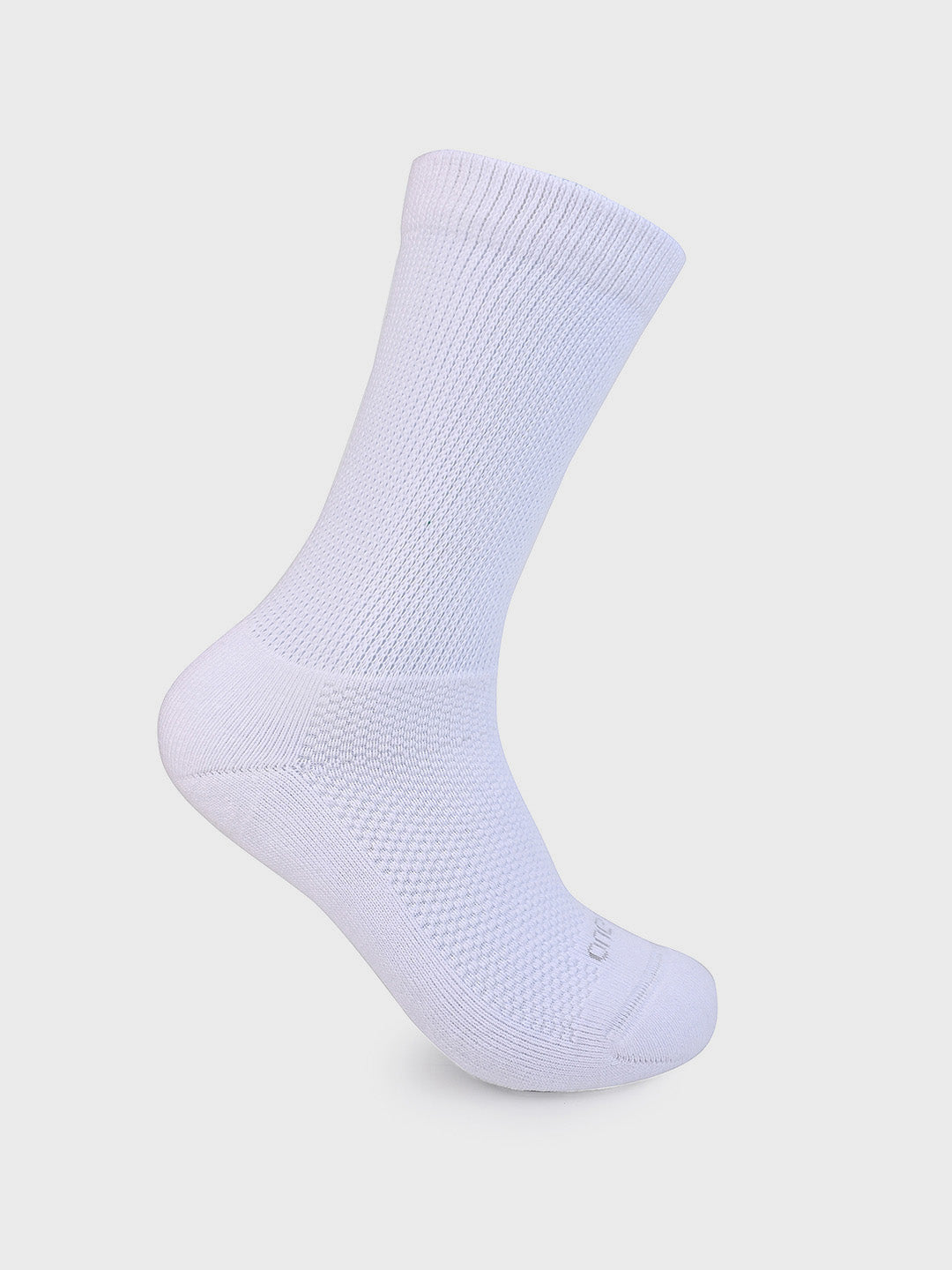 White Health Crew Socks with Compression (Pack of 3)