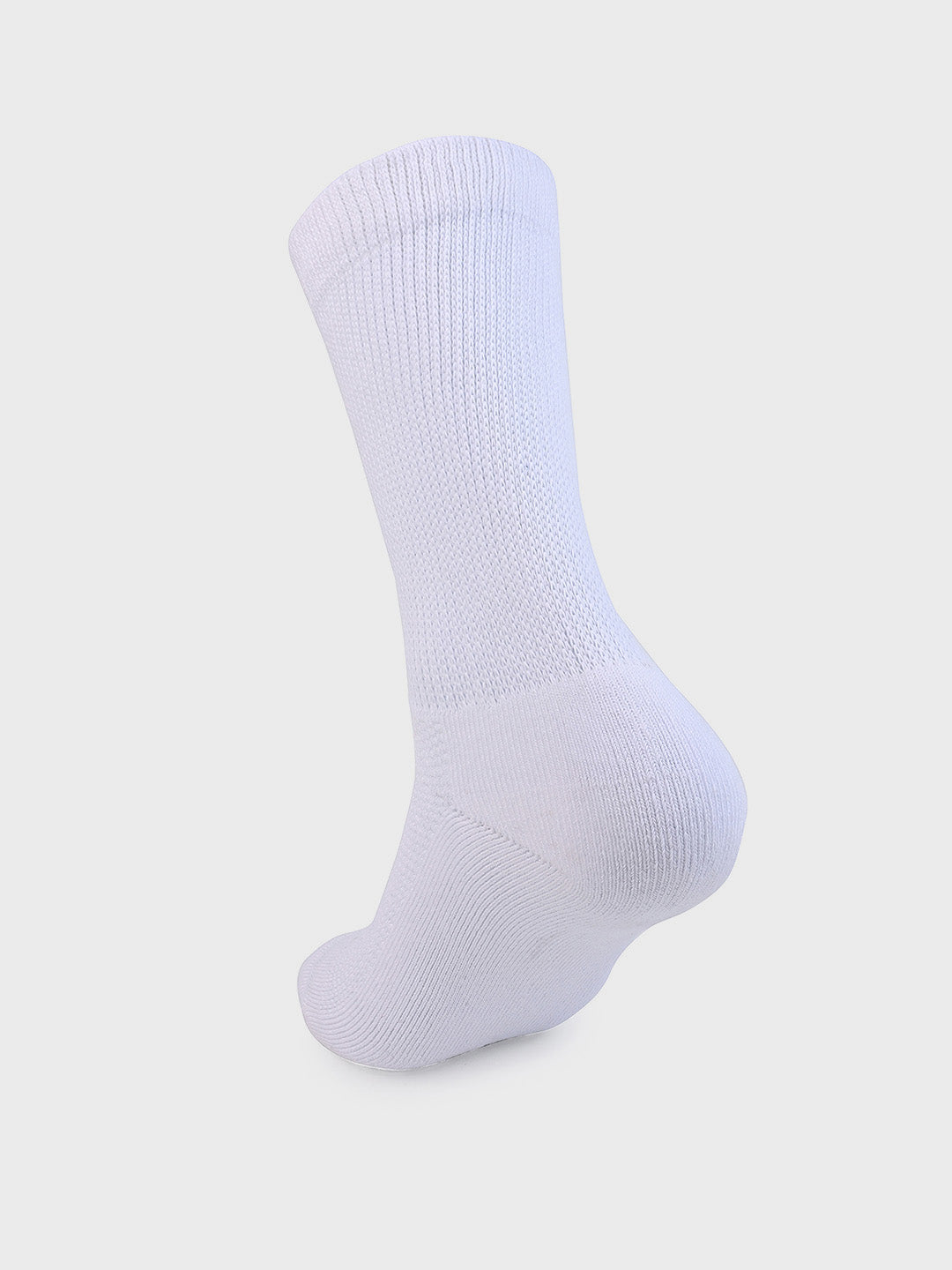 White Health Crew Socks with Compression (Pack of 3)