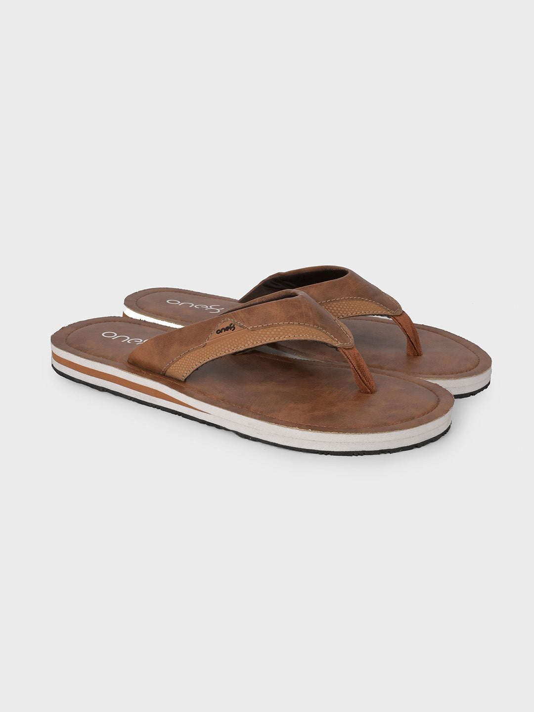 Bounce-Back Comfort Slides in Brown