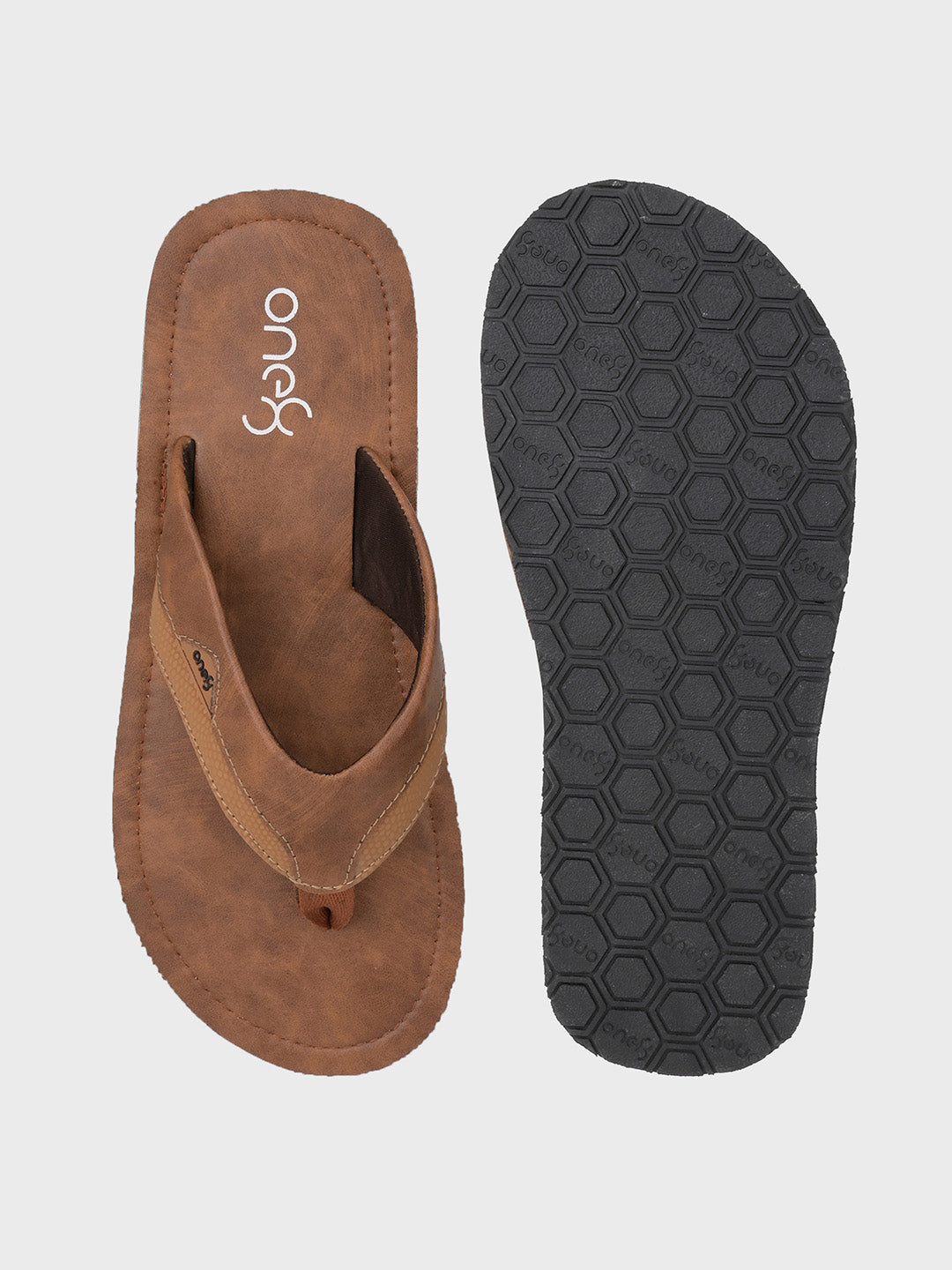 Bounce-Back Comfort Slides in Brown