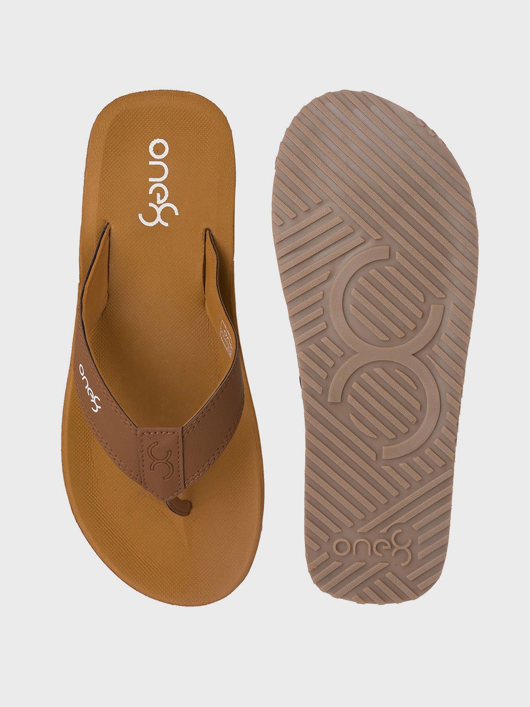 Men's Light-Weight Anti-Skid Bounce Back Mid-Sole Comfortable All Day Wear Slip-ons Slippers/Chappals/Flip-Flops