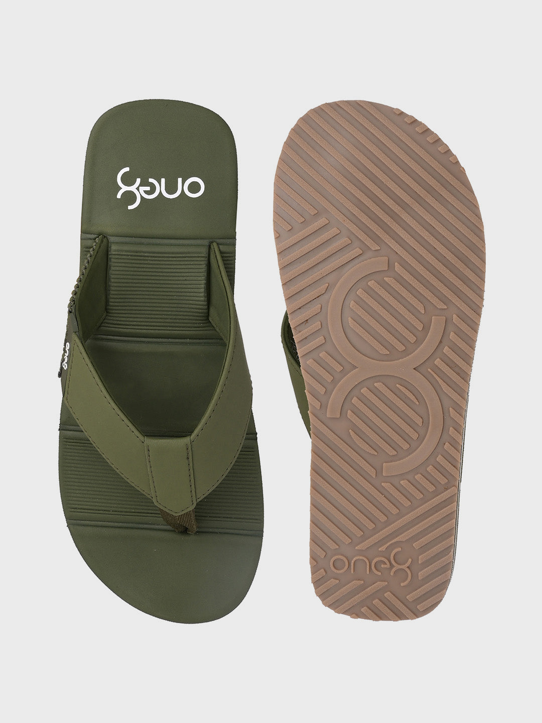 Men's Light-Weight Anti-Skid Bounce Back Mid-Sole Comfortable All Day Wear Slip-ons Slippers/Chappals/Flip-Flops
