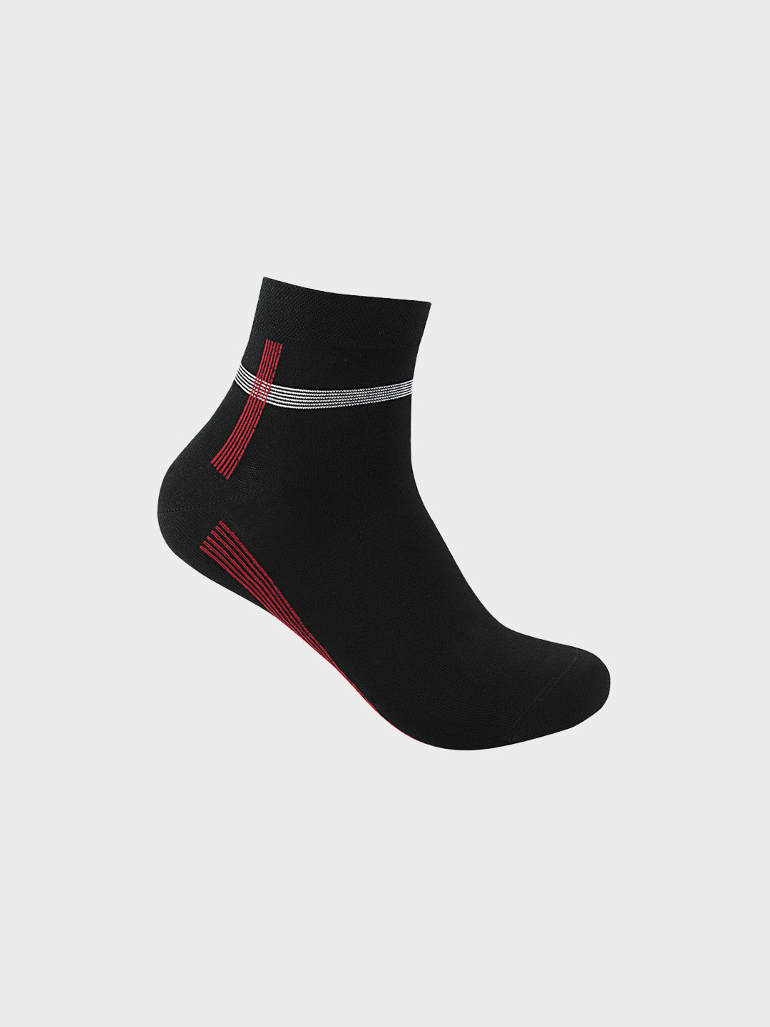 Striped Mercerized Ankle Socks (Any 3)