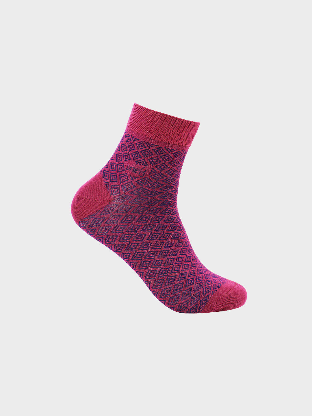 Geometric Mercerized Ankle Socks (Pack of 5)