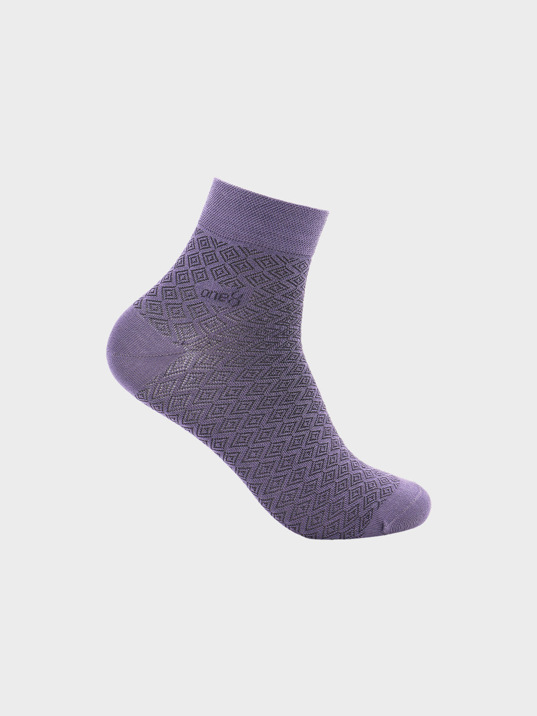 Geometric Mercerized Ankle Socks (Pack of 5)