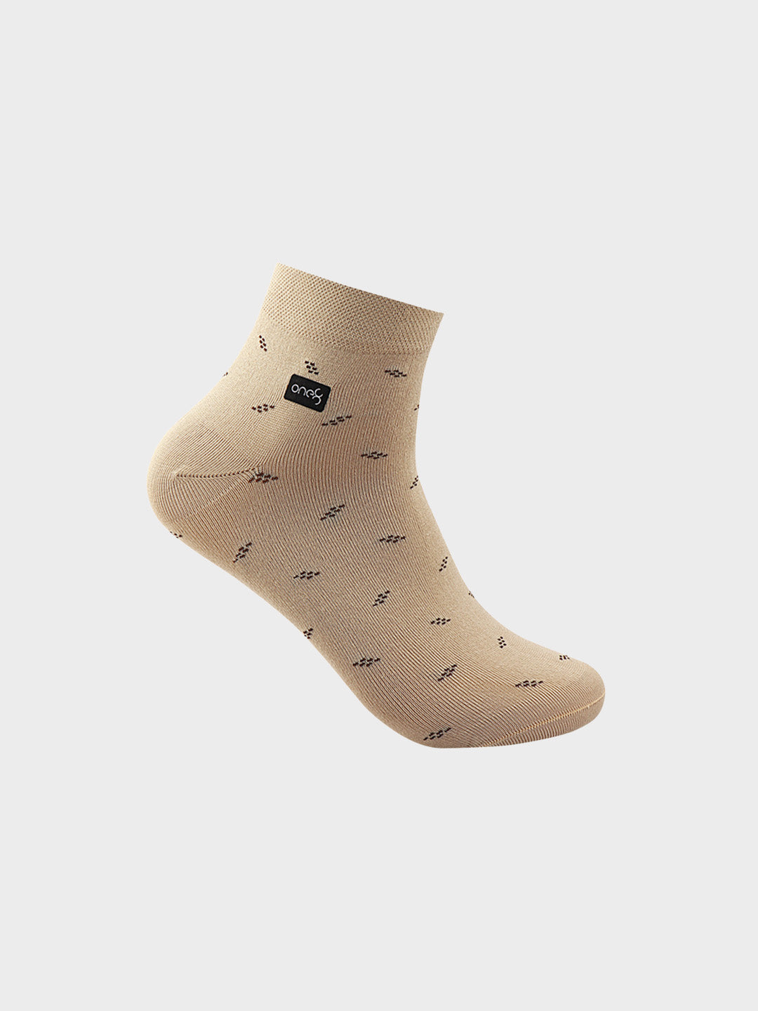 Mercerized Patterned Ankle Socks (Any 3)