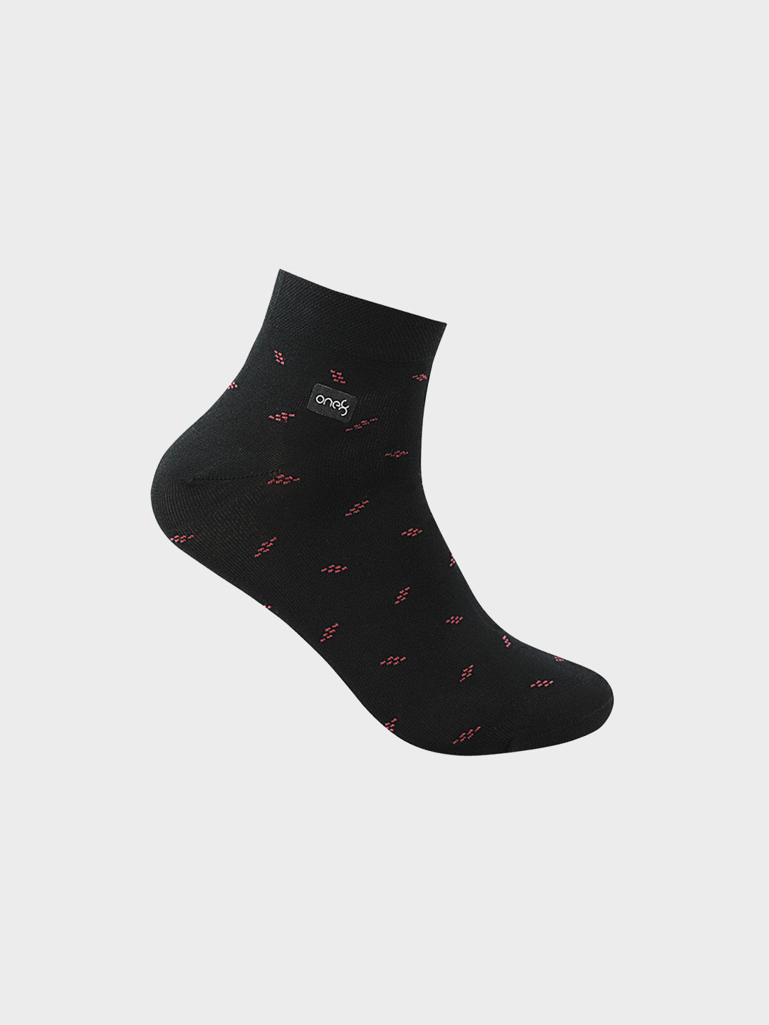 Mercerized Patterned Ankle Socks (Any 3)