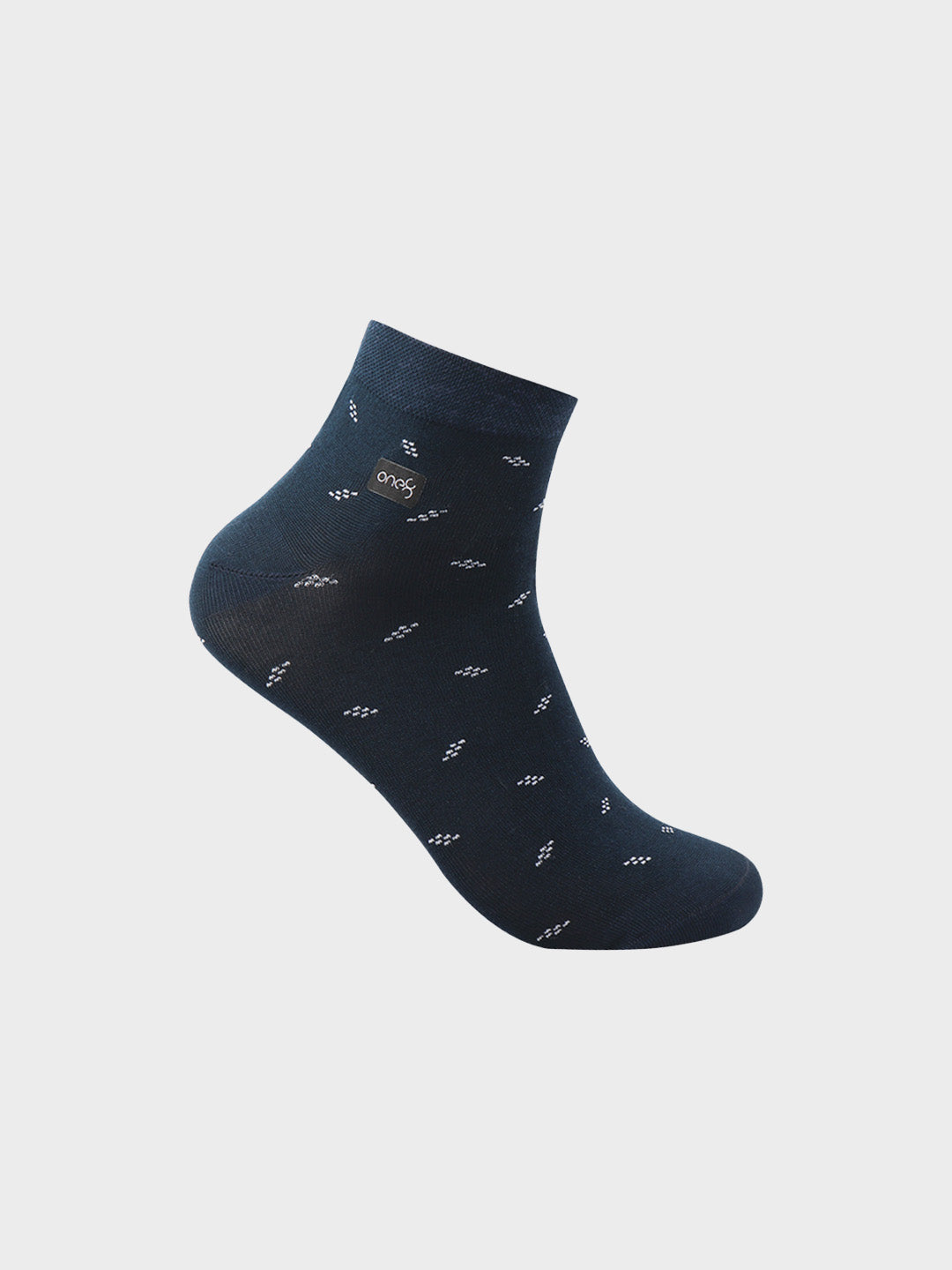 Mercerized Patterned Ankle Socks (Any 3)