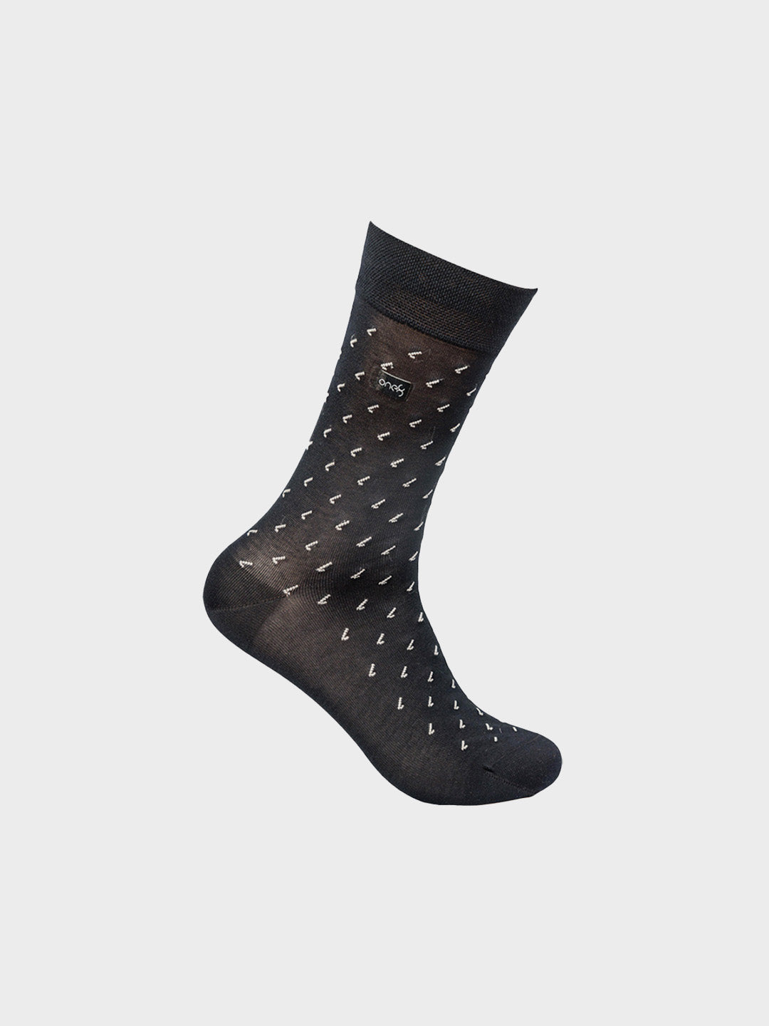 Mercerized Patterned Crew Socks (Any 3)