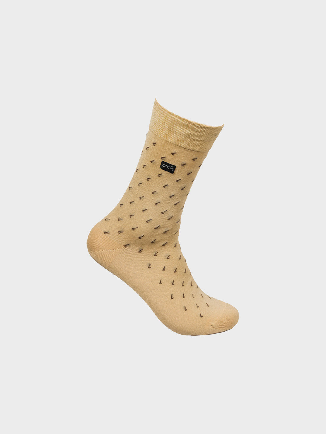 Mercerized Patterned Crew Socks (Pack of 5)