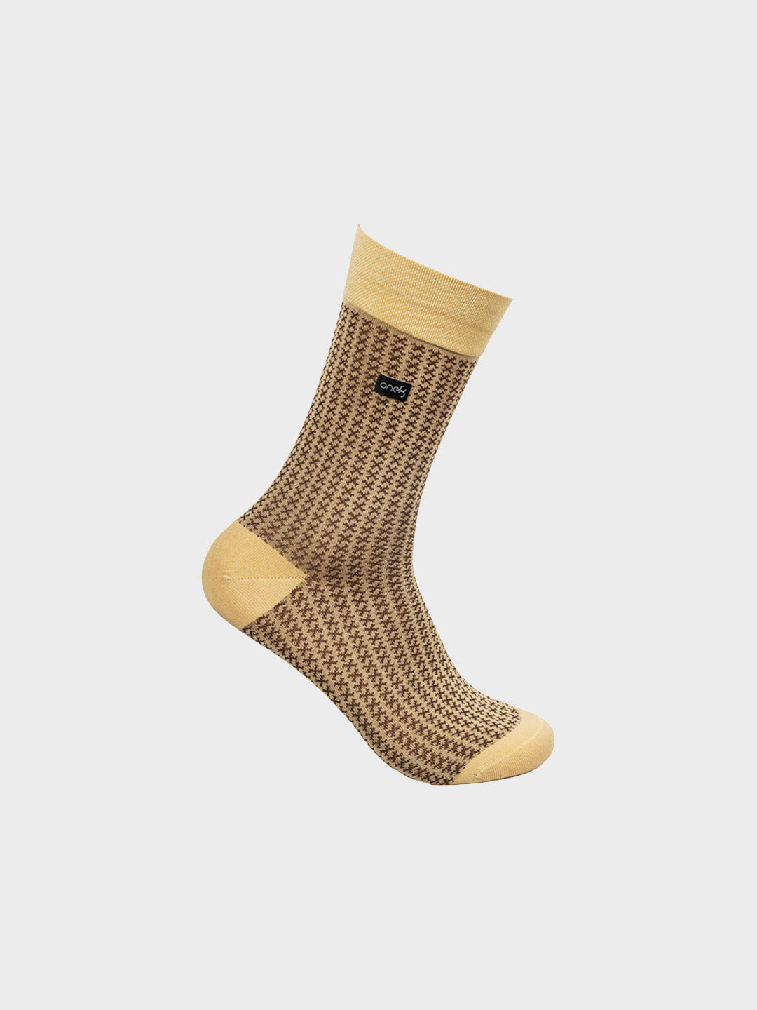 Mercerized Houndstooth Crew Socks (Any 3)