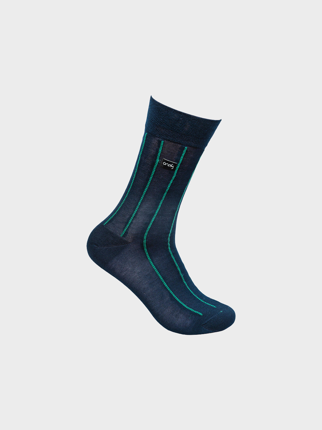 Mercerized Vertical Stripe Crew Socks (Any 3)