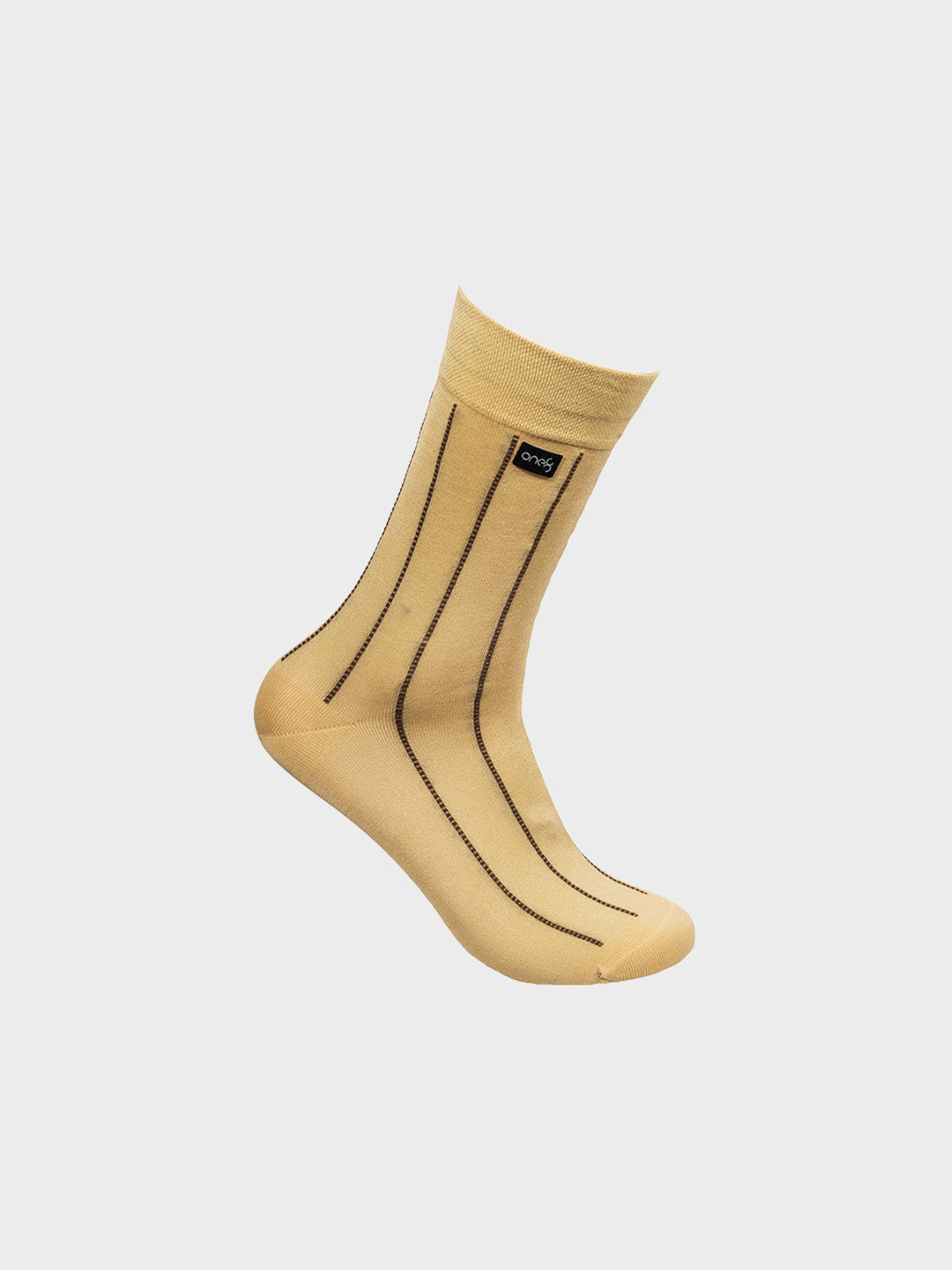 Mercerized Vertical Stripe Crew Socks (Any 3)